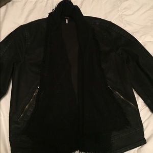 Free People Black Jacket
